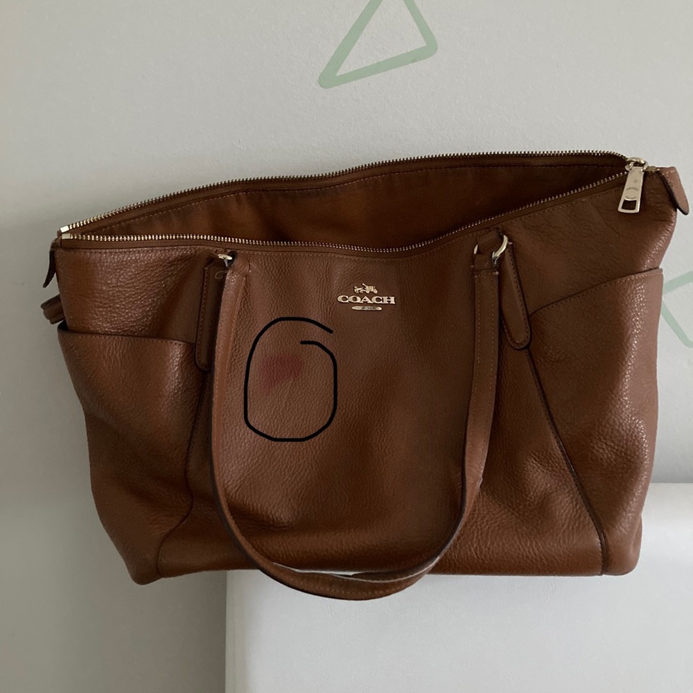 Camel Color Coach Purse - Picture 4 of 4